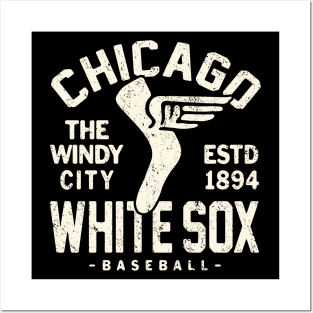 Chicago White Sox Retro 1 by Buck Tee Posters and Art